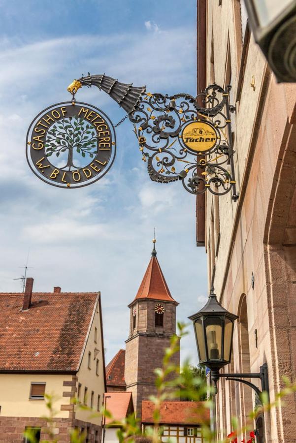 Bloedel Gasthof Gruener Baum Hotel Nuremberg Exterior photo